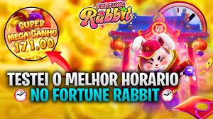 melhor horário para jogar no fortune rabbit